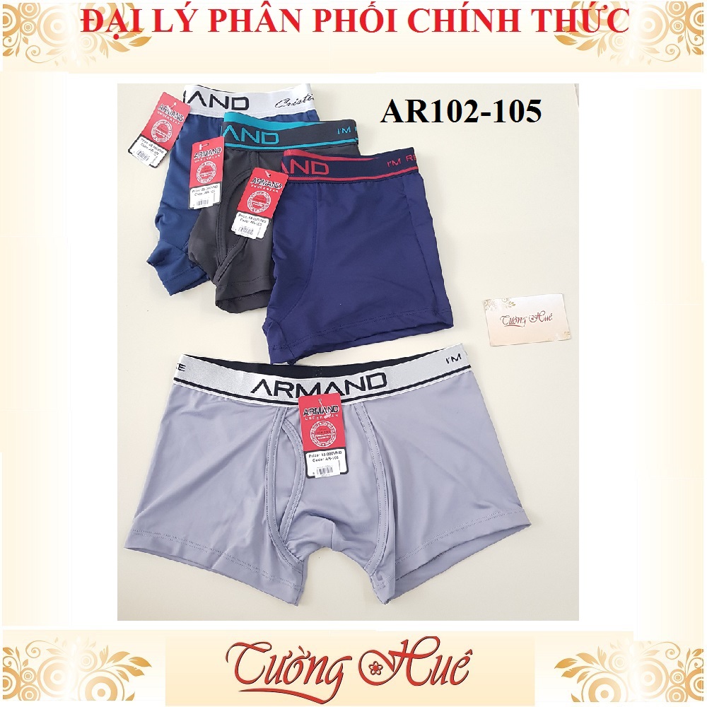 Quần lót đùi nam Armand AR102 - AR105 thun lạnh lưng bảng to.