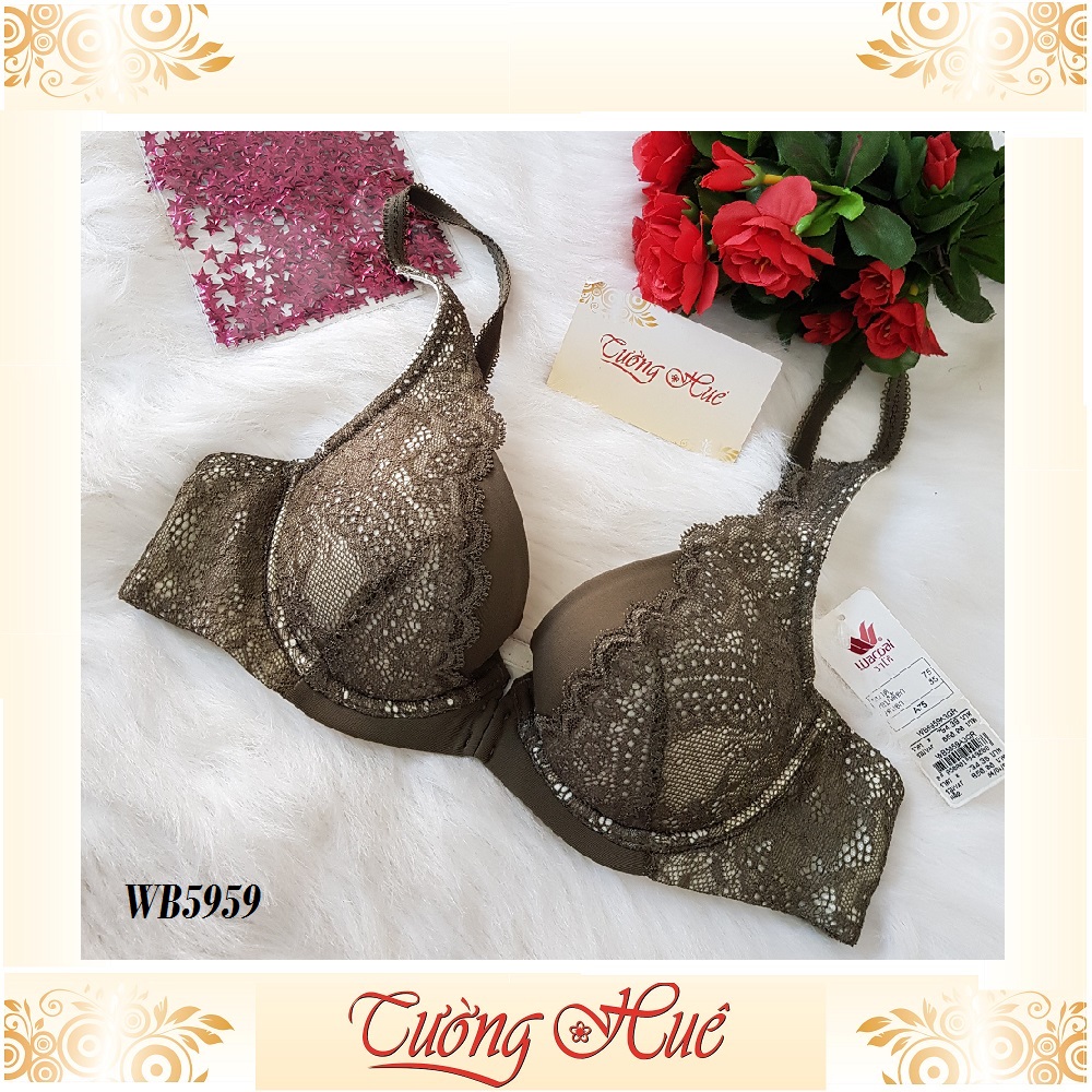 SALE SALE SALE - Áo lót nữ Wacoal WB 5959 ren hoa cài trước.