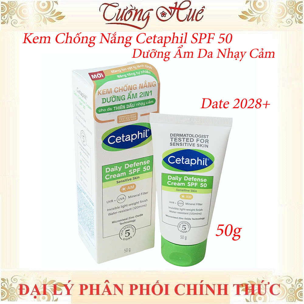 Chống Nắng Cetaphil Dưỡng Ẩm Da Nhạy Cảm 50ml/ 50g