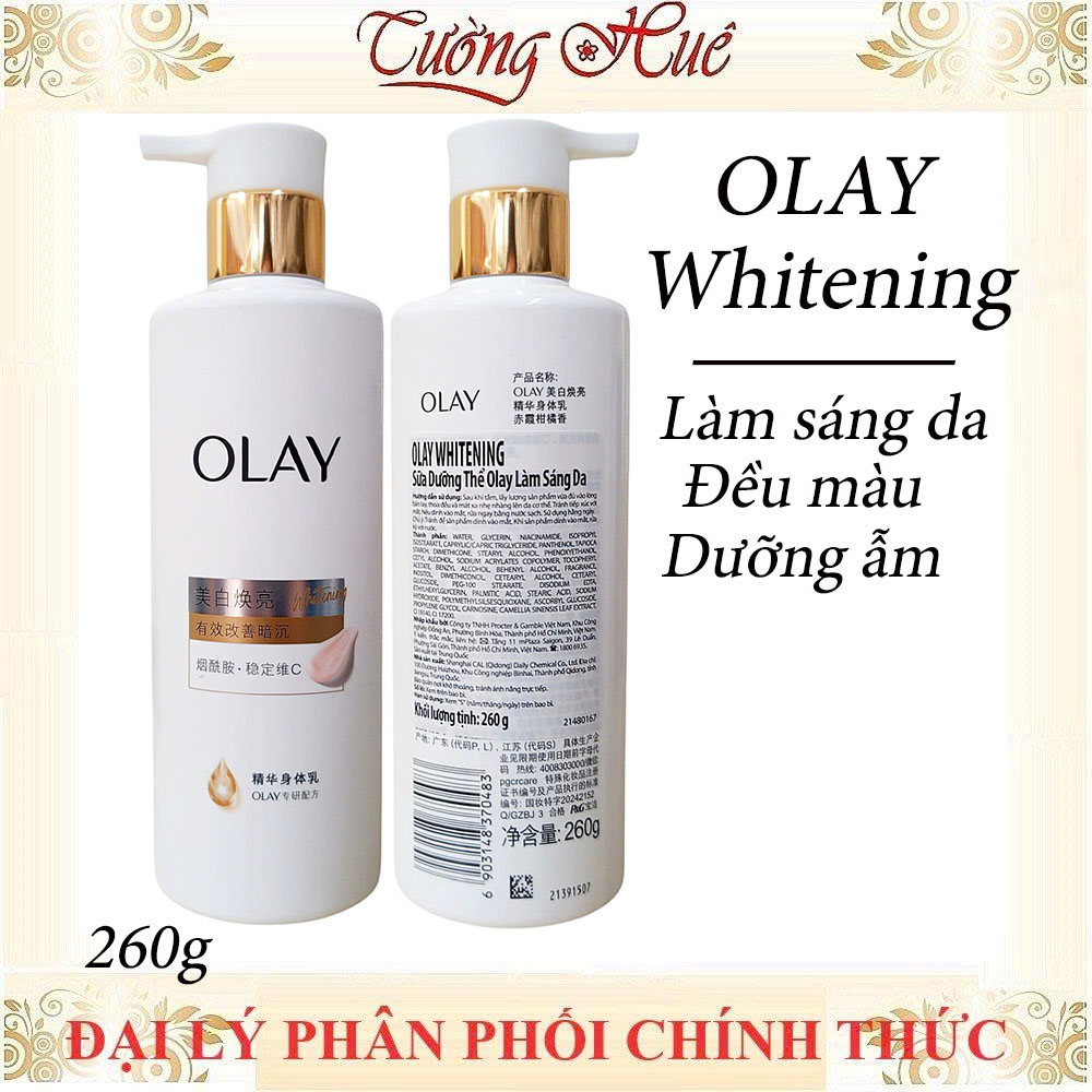 Sữa Dưỡng Thể Olay Dưỡng Ẫm Trắng Da 260g ( Có sự lựa chon )