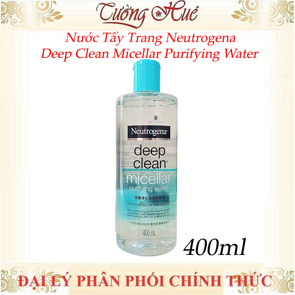 Nước Tẩy Trang Neutrogena Deep Clean Micellar Purifying Water - 400ml