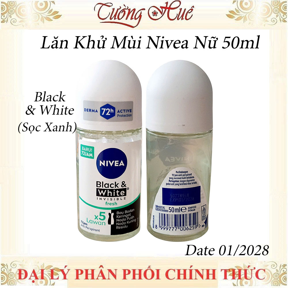 Lăn Khử Mùi Nivea Hàng Ngoại Đủ Loại - 50ml (Có lựa chọn)