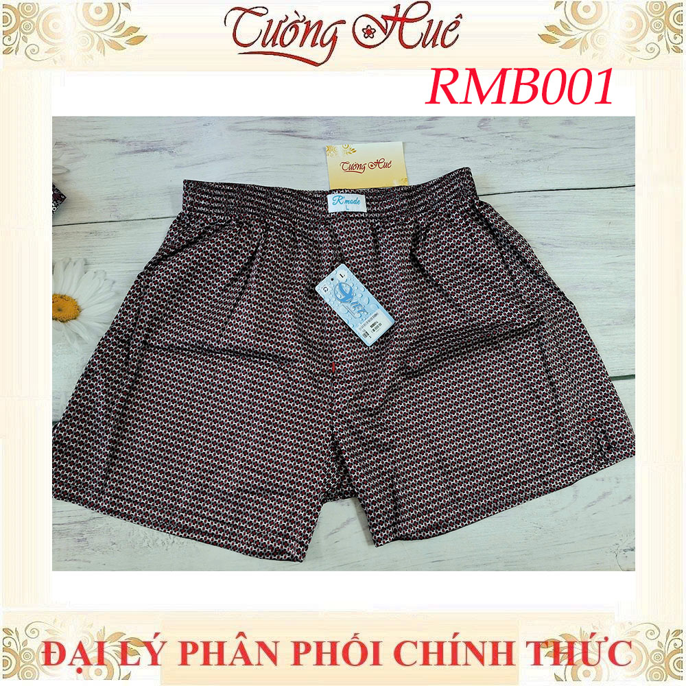 Quần Đùi Nam Mặc Nhà R'Mode RMB001 Kate Thái Mềm Mịn Chống Nhăn Thoáng Mát Họa Tiết Ngẫu Nhiên