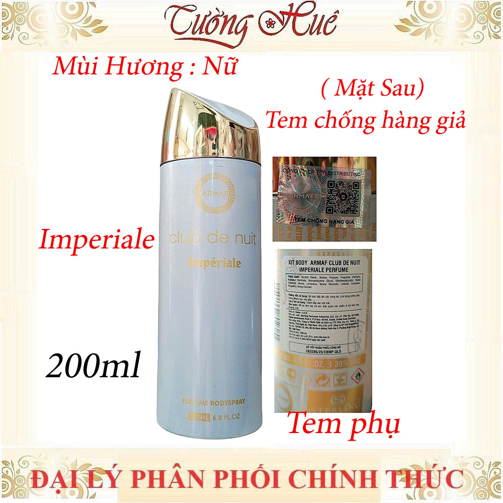 Xịt Khử Mùi ARMAF Club de Nuit Khử Mùi, Lưu Hương ( Có sự lựa chọn)