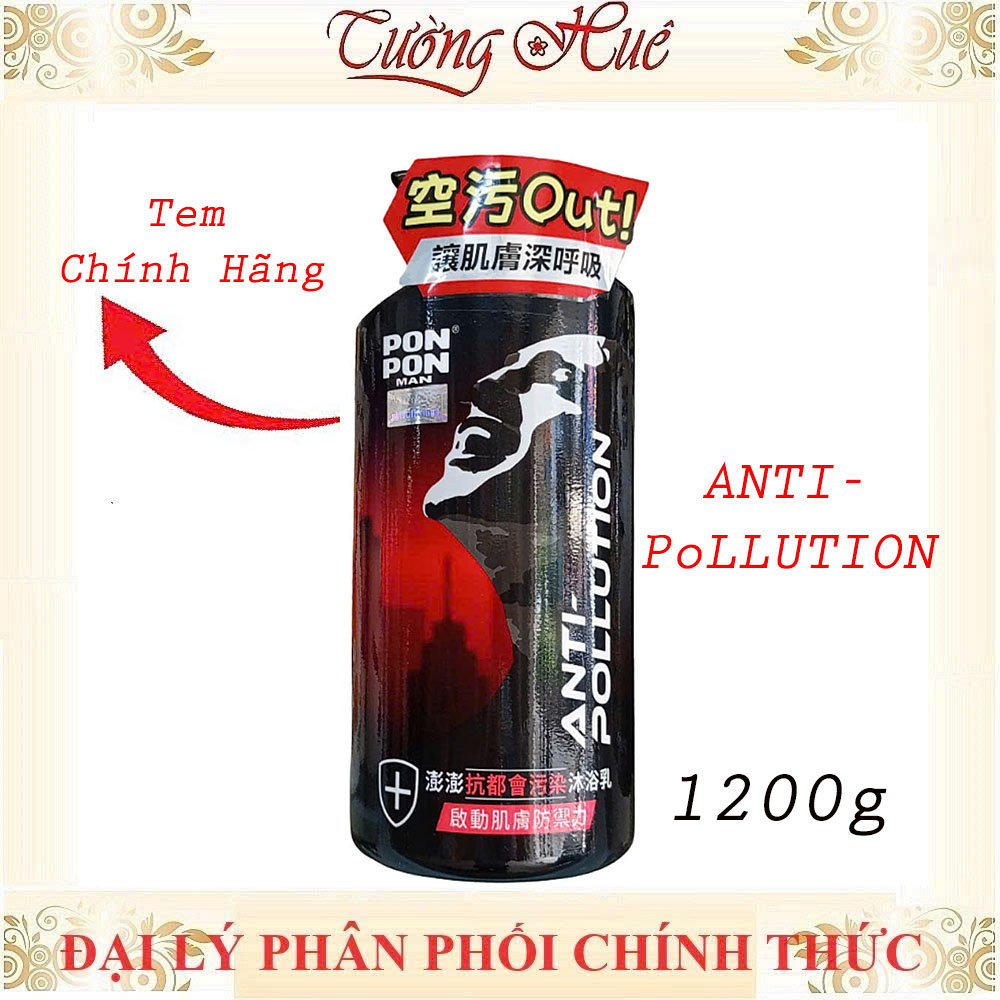 Sữa Tắm Nam Pon Pon Man Đài Loan Nhiều Mùi - 1200g