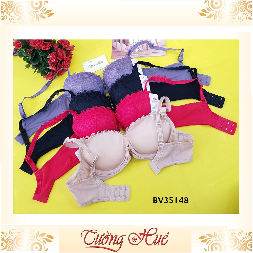 Áo lót nữ Bon Bon BV35148 cúp bầu ngang nâng ngực.