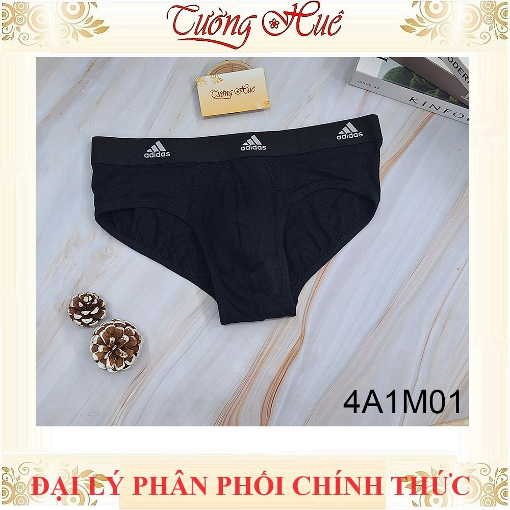 Quần Lót Nam Cotton Adidas 4A1M01 Mềm Mịn Thấm Hút (Form Quần lớn, khách nên lùi 2 size)