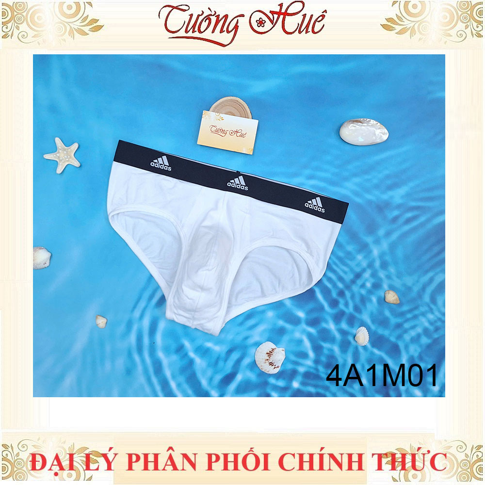Quần Lót Nam Cotton Adidas 4A1M01 Mềm Mịn Thấm Hút (Form Quần lớn, khách nên lùi 2 size)