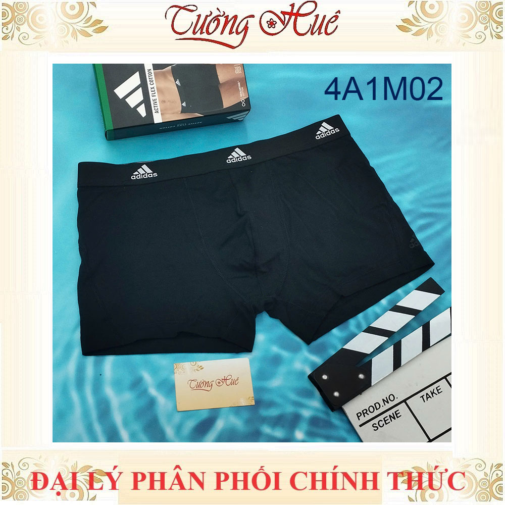 [HÀNG CHÍNH HÃNG] Quần lót nam Adidas 4A1M02 dạng quần đùi cotton co giãn ( FORM LỚN GIẢM 2 SIZE)
