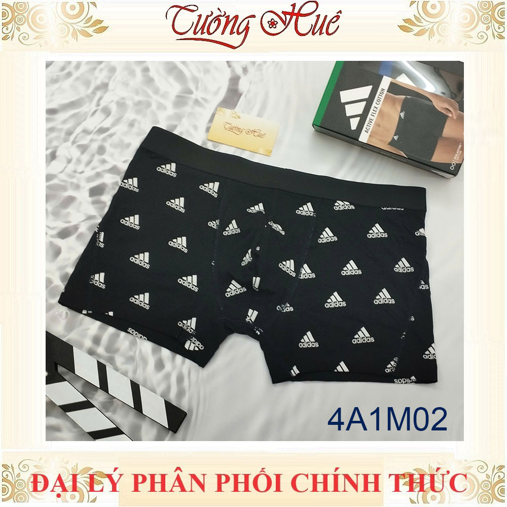 [HÀNG CHÍNH HÃNG] Quần lót nam Adidas 4A1M02 dạng quần đùi cotton co giãn ( FORM LỚN GIẢM 2 SIZE)