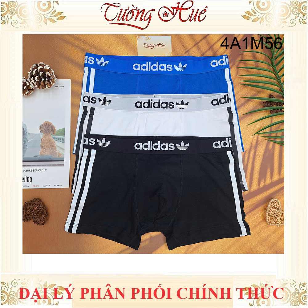 Quần Lót Nam Cotton Adidas 4A1M56 Mềm Mịn Thấm Hút (Form Quần lớn, khách nên lùi 2 size)