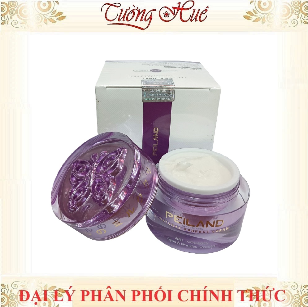 Kem Peiland 3in1-Collagen Dưỡng Da và Ngừa Lão Hóa 25g - Bướm Tím