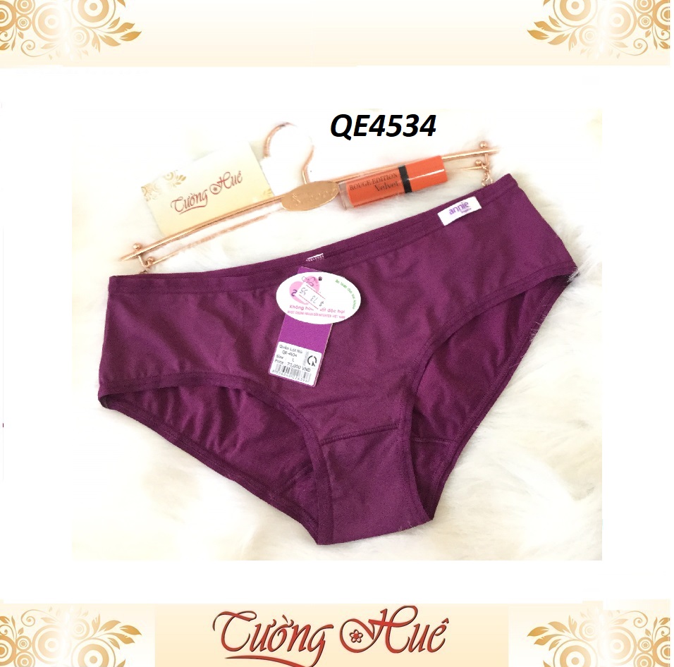 Quần lót nữ annie 4534 Trơn Thun Lạnh Lưng Thấp.