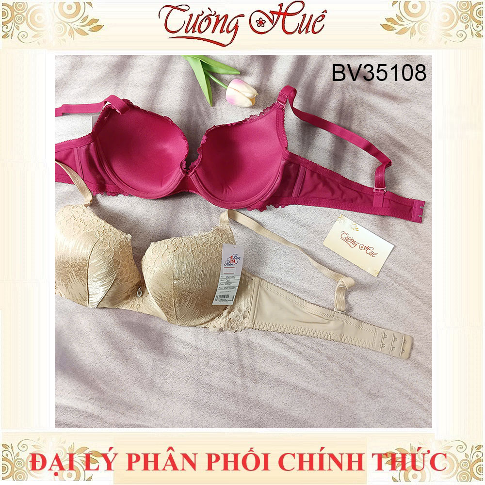 Áo lót nữ Bon Bon BV35108 ren mút vừa.