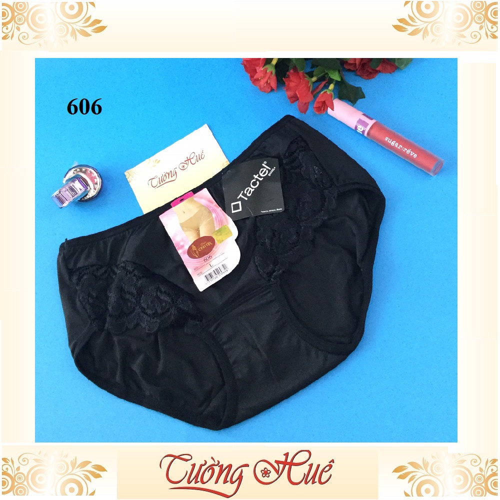 Quần lót nữ Chen 606 quần lót trơn phối ren.
