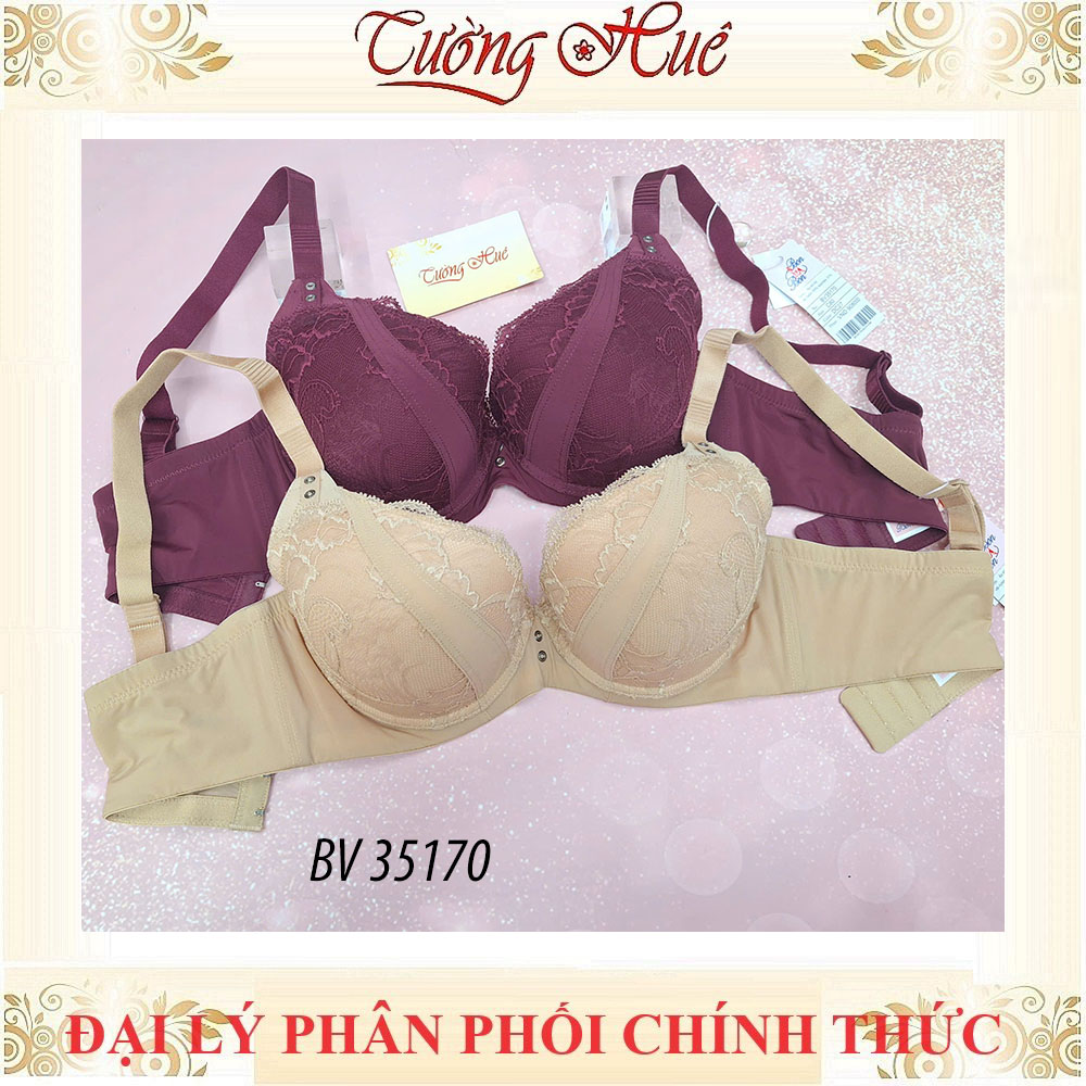 Áo lót nữ Bon Bon BV35170 Có Gọng Phối Ren Mút Mỏng.