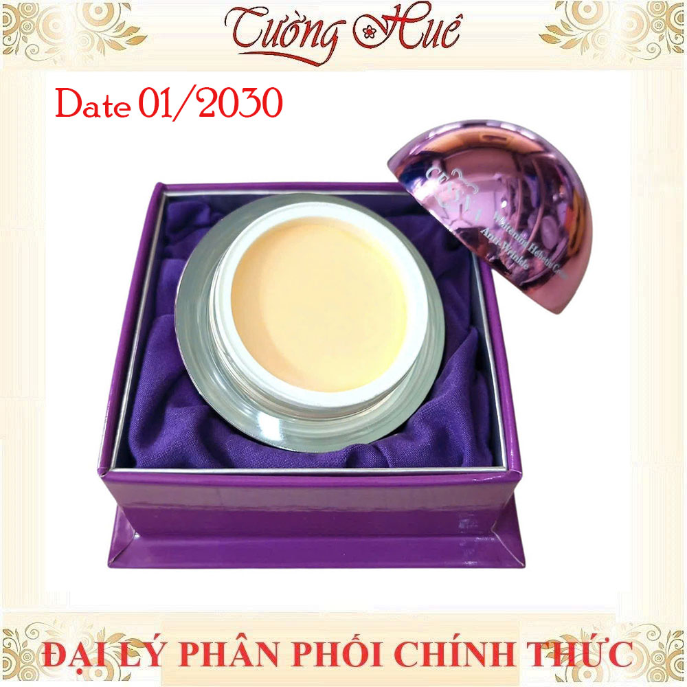 Kem trắng da, giữ ẩm, chống nhăn Cessna Whitening Hebetic Cream All Skin Type - Tím - 30g