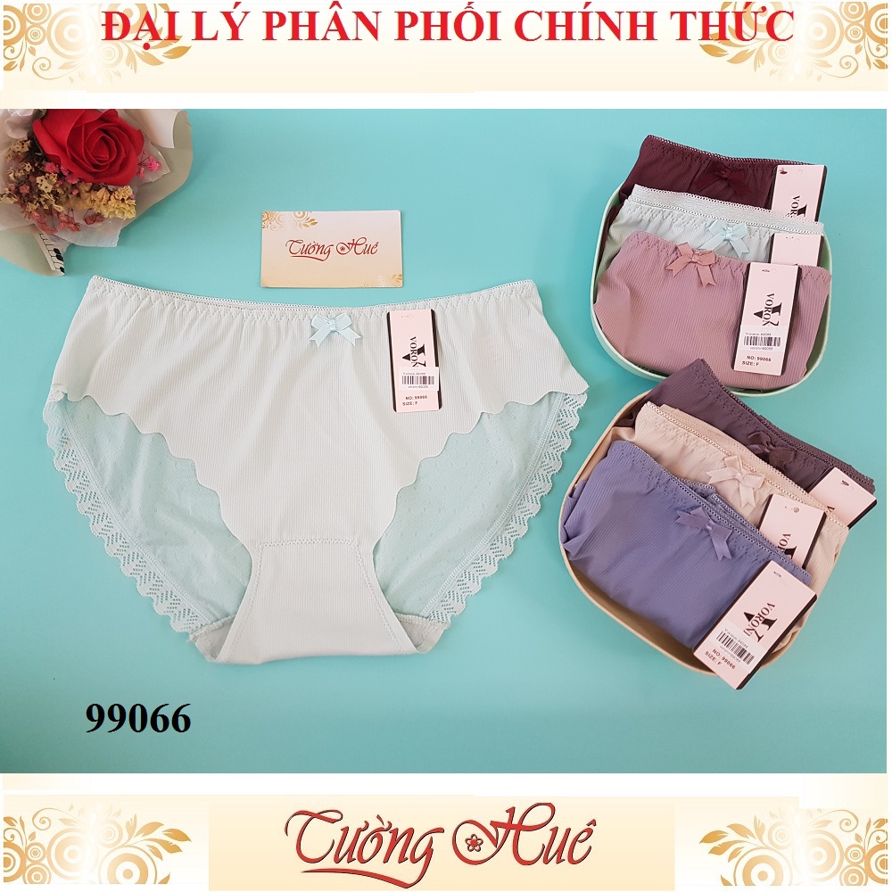 Quần lót nữ Voronin 99066 su viền ren MÀU NGẪU NHIÊN.