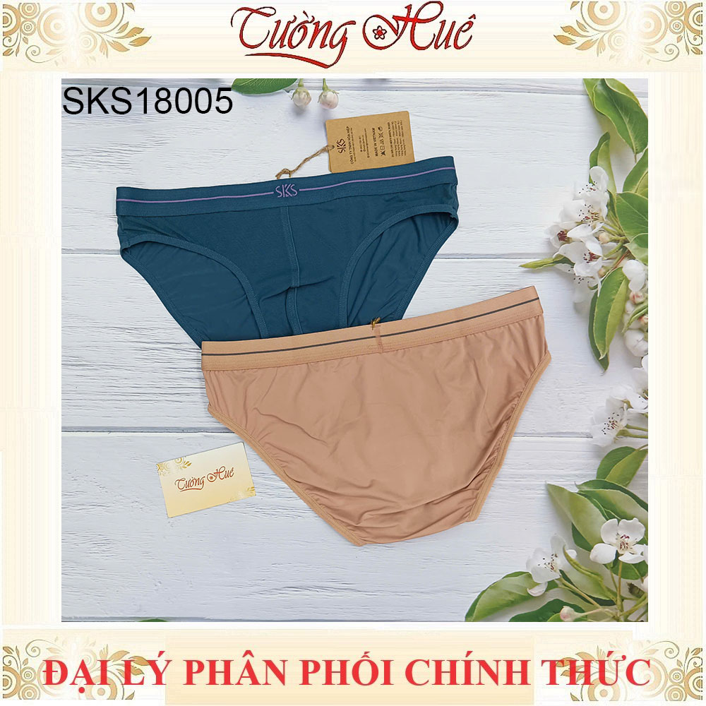 Quần lót nam Darlin SKS 18005 Quần lót nam tam giác chất thun mịn co giãn 4 chiều bảng lưng vừa