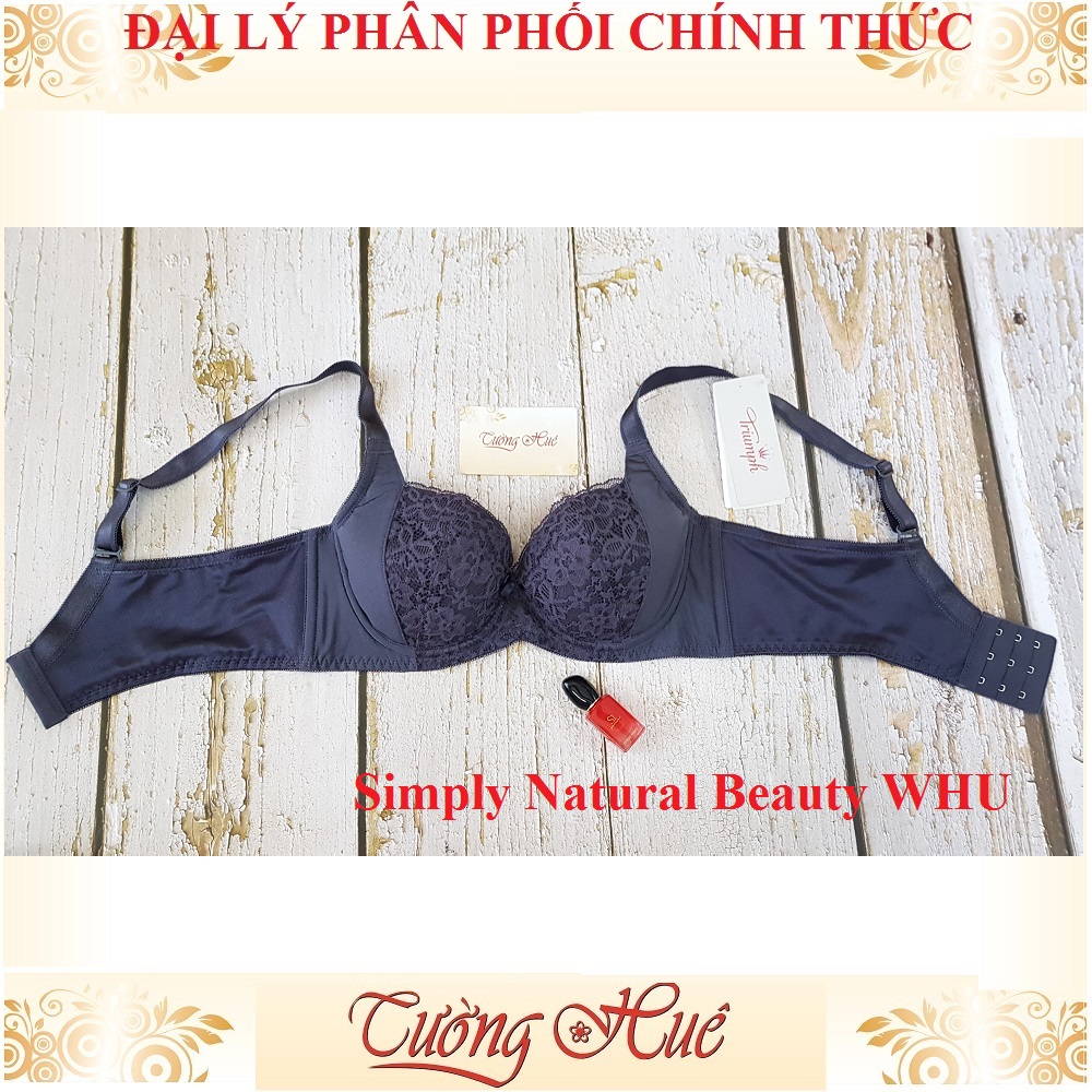 Áo lót nữ Triumph Simply Natural Beauty WHU Có Gọng Phối Ren Mút Mỏng Có Đệm Nâng 1.5cm