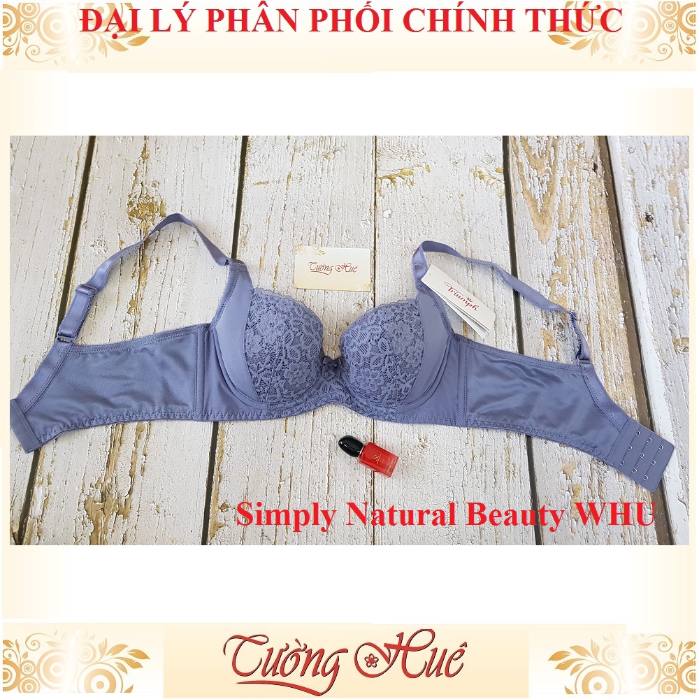 Áo lót nữ Triumph Simply Natural Beauty WHU Có Gọng Phối Ren Mút Mỏng Có Đệm Nâng 1.5cm