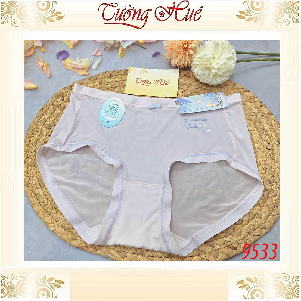 Quần Lót Nữ Shunvfengshang 9533 Lụa Lạnh Phối Nơ Freesize