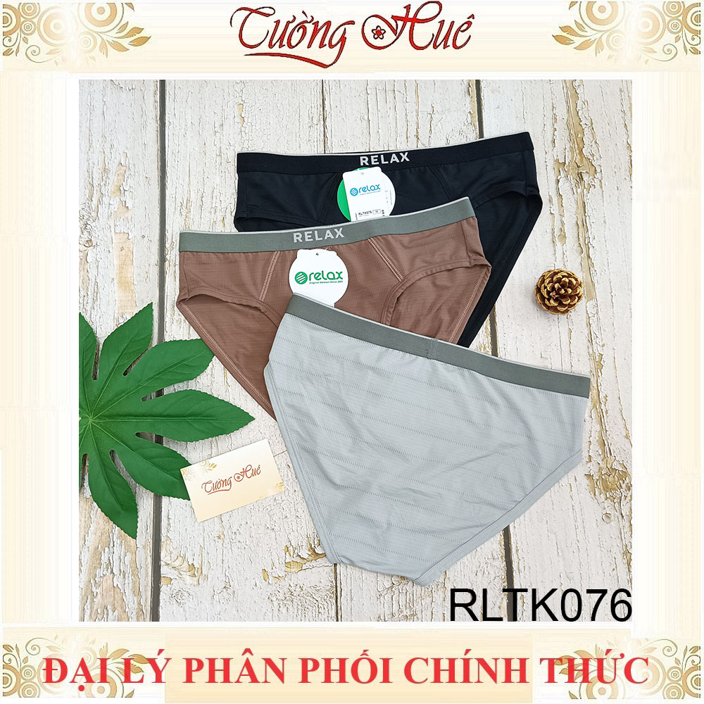 Quần Lót Nam Tam Gíac relax RLTK076 Thun Mát Mịn Lỗ Thông Hơi.