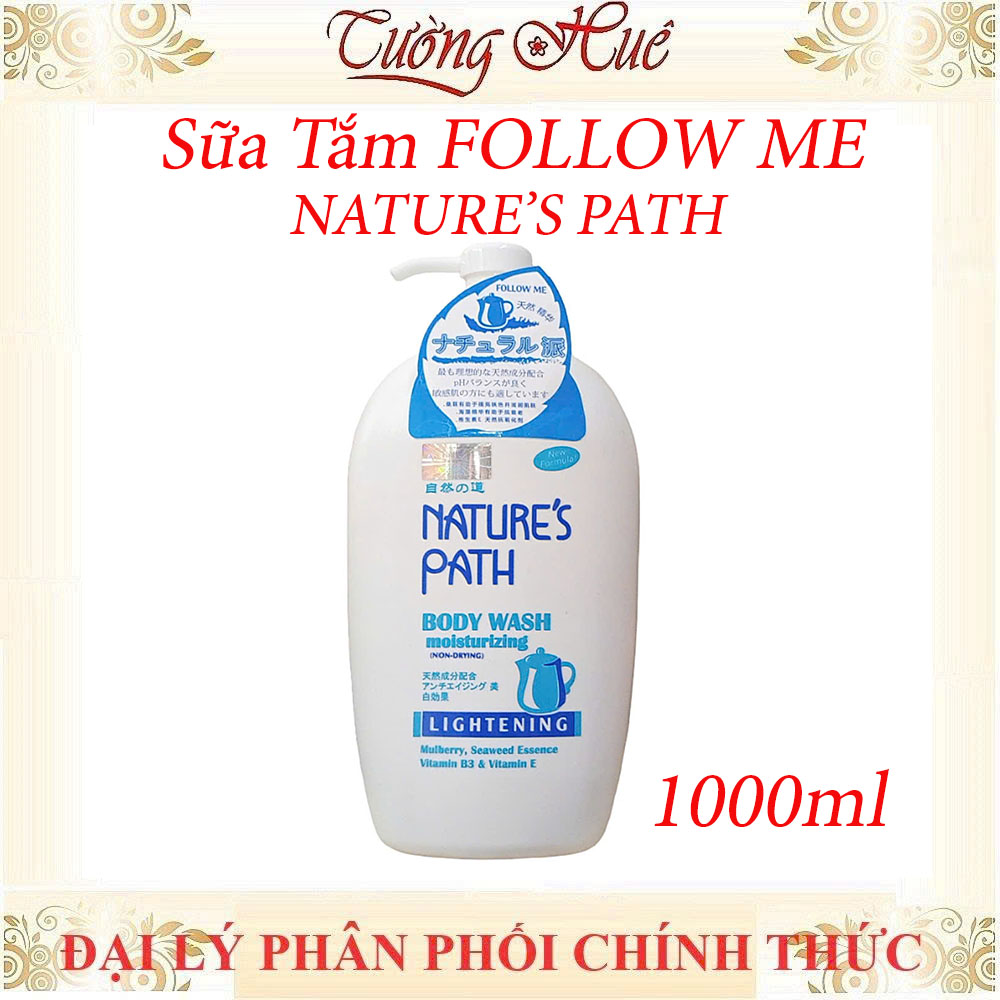 Sữa Tắm Dưỡng Da Follow me Nature's Path - 1000ml