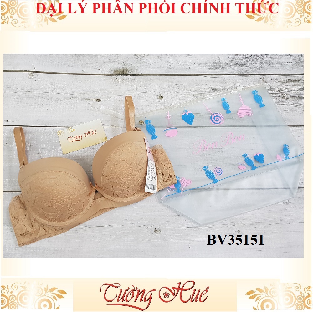 Áo lót nữ Bon Bon BV35151 áo ngực ren mút mỏng.