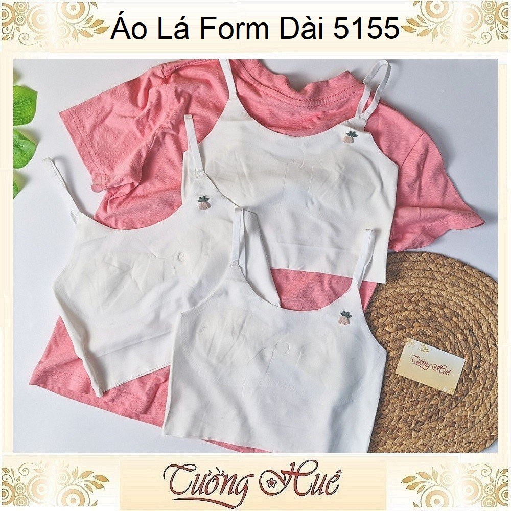 Áo Lá Học Sinh Qianerzi 5155 Form Lửng Su Ép Không Đường May.