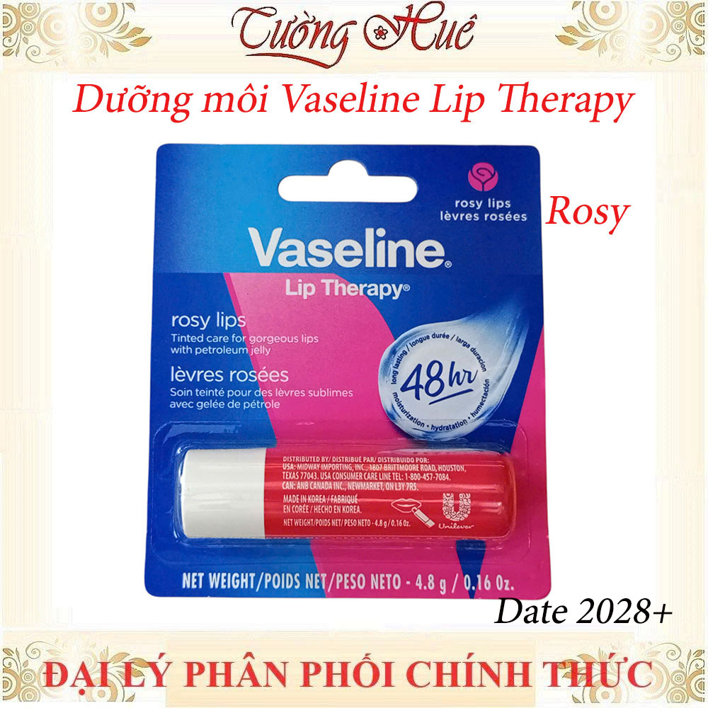 Son Dưỡng Môi Vaseline Lip Therapy Nhiều Mùi - 4.8g