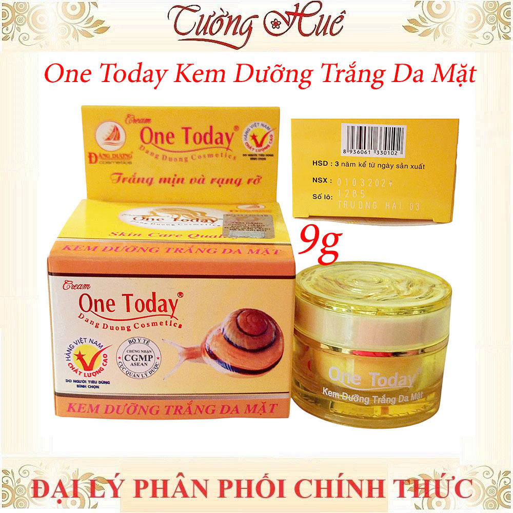 Kem One Today Dưỡng Trắng Da Mặt - 9g.