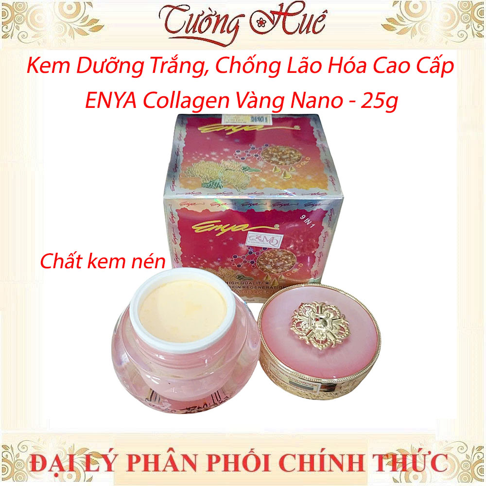 Kem Dưỡng Trắng, Chống Lão Hóa Cao Cấp ENYA Collagen Vàng Nano - 25g.