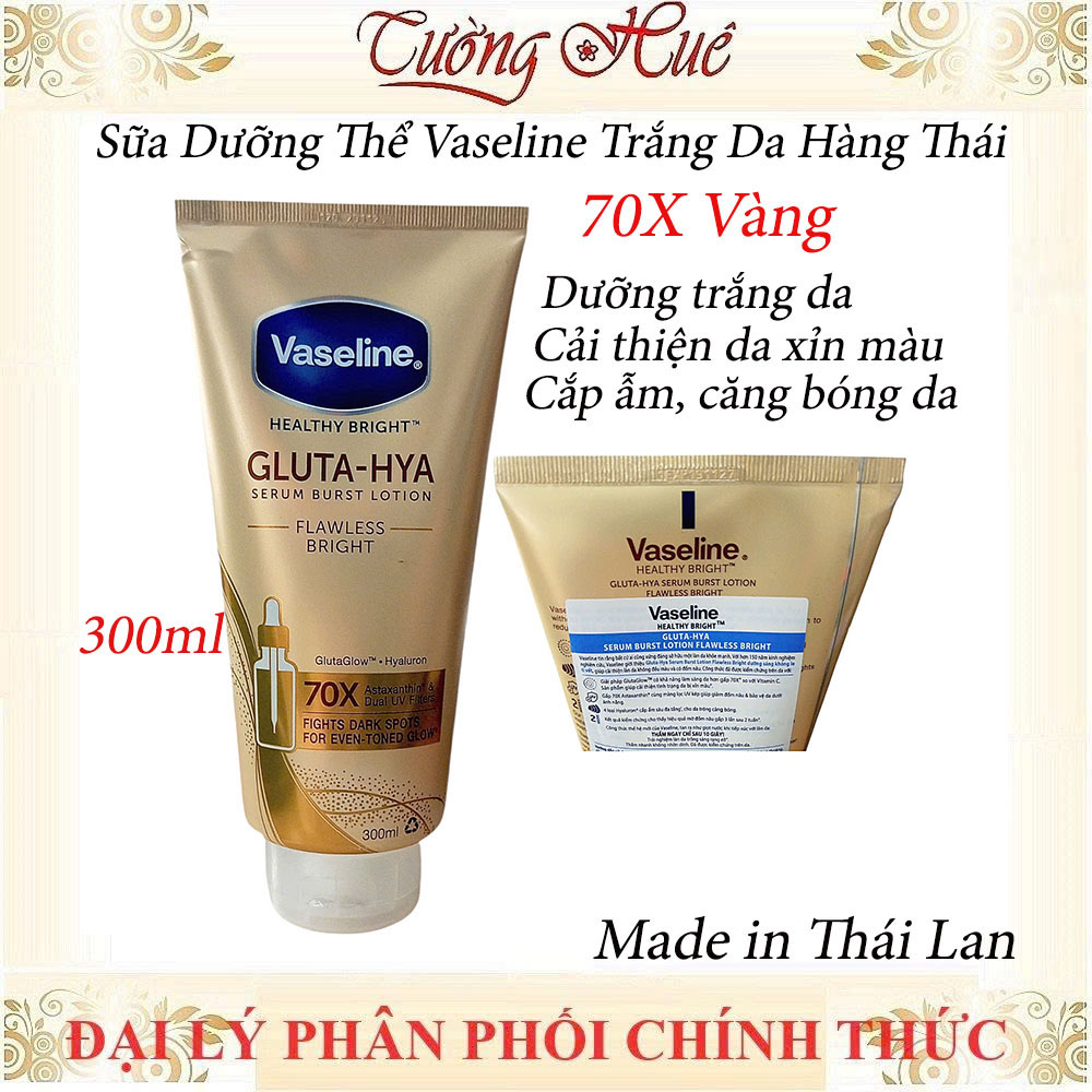 Sữa Dưỡng Thể Vaseline Chống Nắng Hàng Thái 4x / 50x / 70x - 300ml (Có Lựa Chọn)