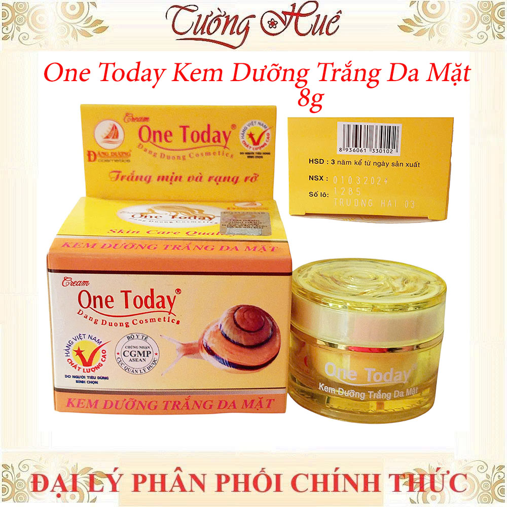 Kem One Today Dưỡng Trắng Da Mặt - 8g.