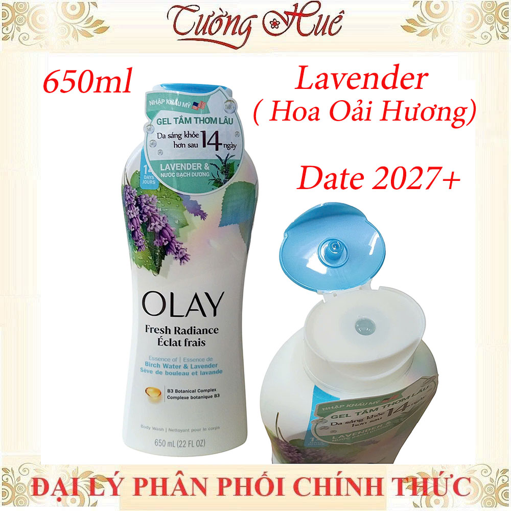 Sữa Tắm Dưỡng Ẩm Olay Body Wash Nhiều Mùi Lựa Chọn - 650ml
