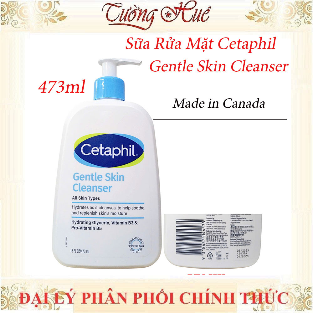 Sữa Rửa Mặt Cetaphil Gentle Skin Cleanser Face 125ML/473ML/59ml/118ml