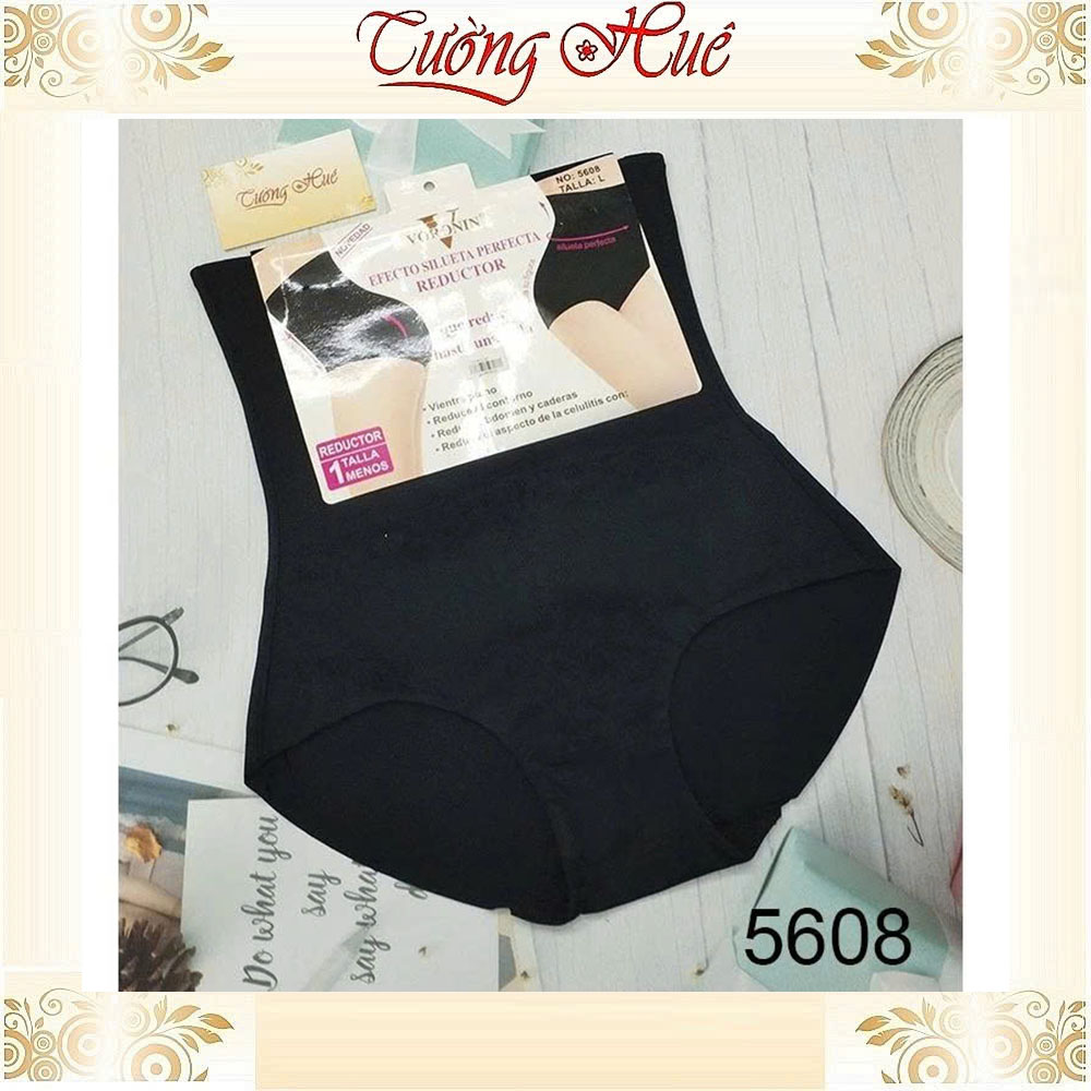 Quần Lót Gen Nữ Su Cạp Cao VORONIN 5608 Định Hình Ôm Bụng Giảm Mỡ Nâng Mông Chống Cuộn Không Lộ Đường May