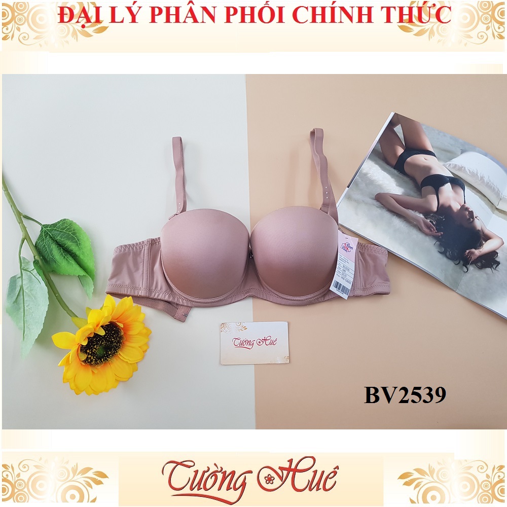 Áo lót nữ Bon Bon BV2539 áo ngực trơn nâng cúp ngang.