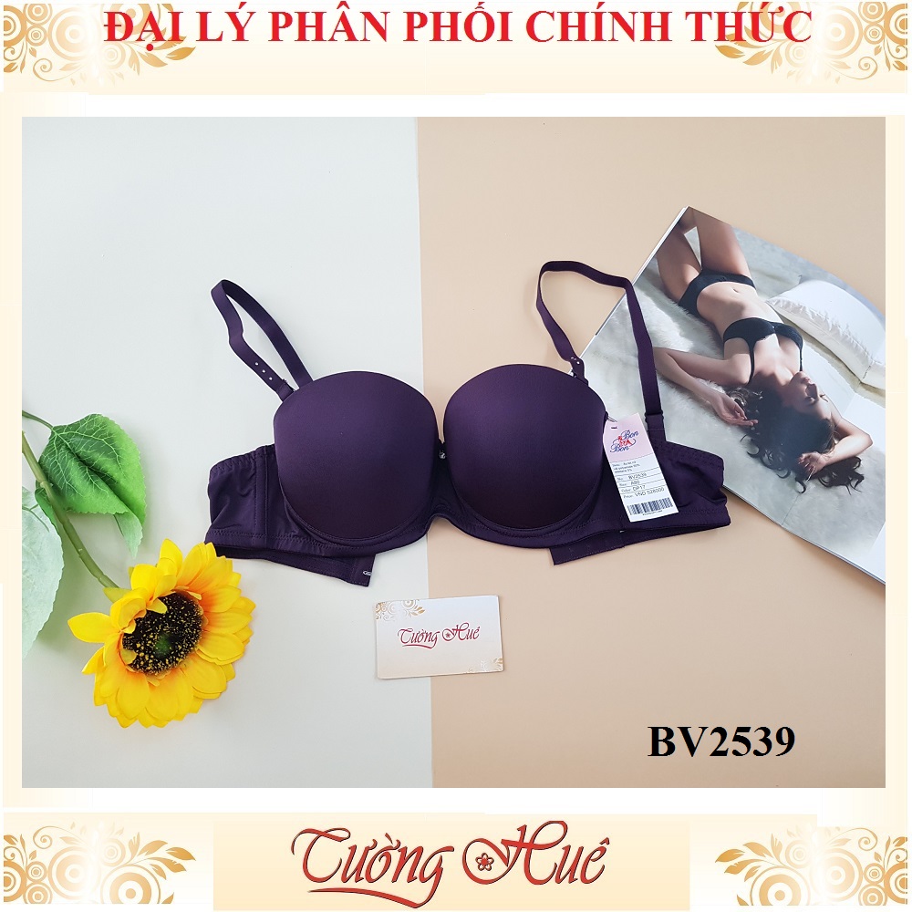 Áo lót nữ Bon Bon BV2539 áo ngực trơn nâng cúp ngang.