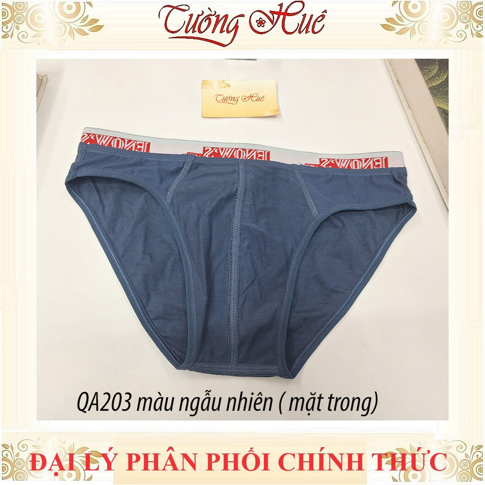 Quần Lót Nam Tam Giác Enow’s QA203 Cao Cấp Cotton Co Giãn 4 Chiều