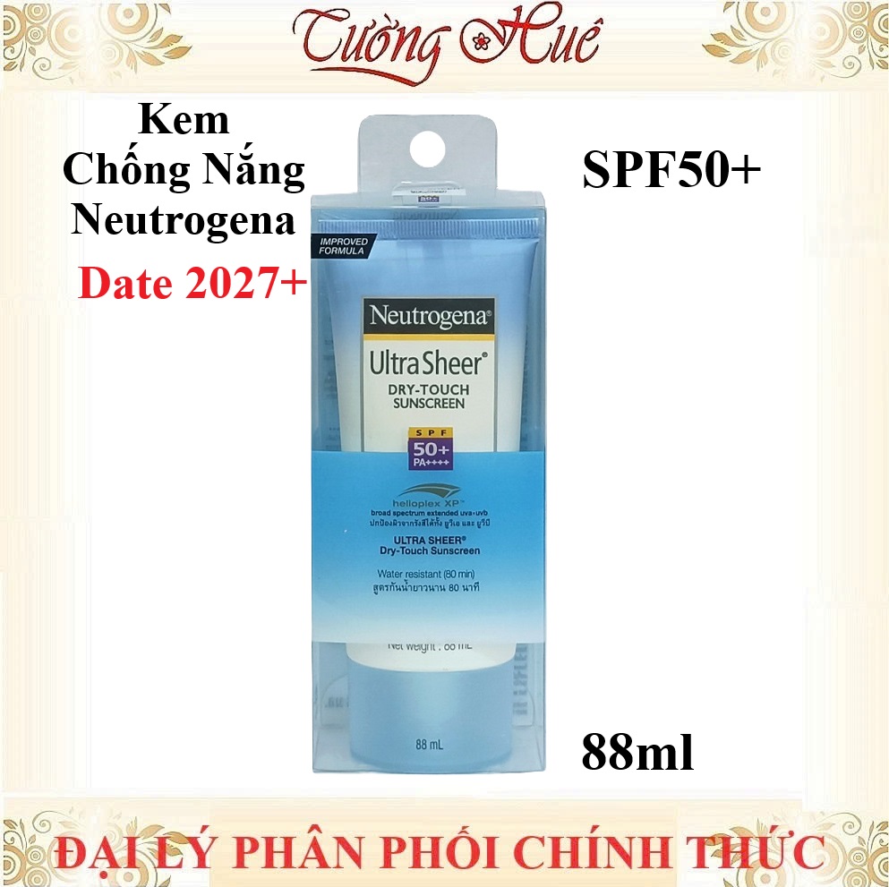 Kem Chống Nắng Neutrogena SPF50+/PA++++ Ultra Sheer Dry-Touch - 88ml