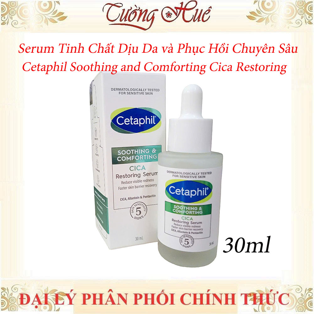 Serum Tinh chất làm dịu và phục hồi chuyên sâu Cetaphil Soothing and Comforting Cica Restoring 30ml