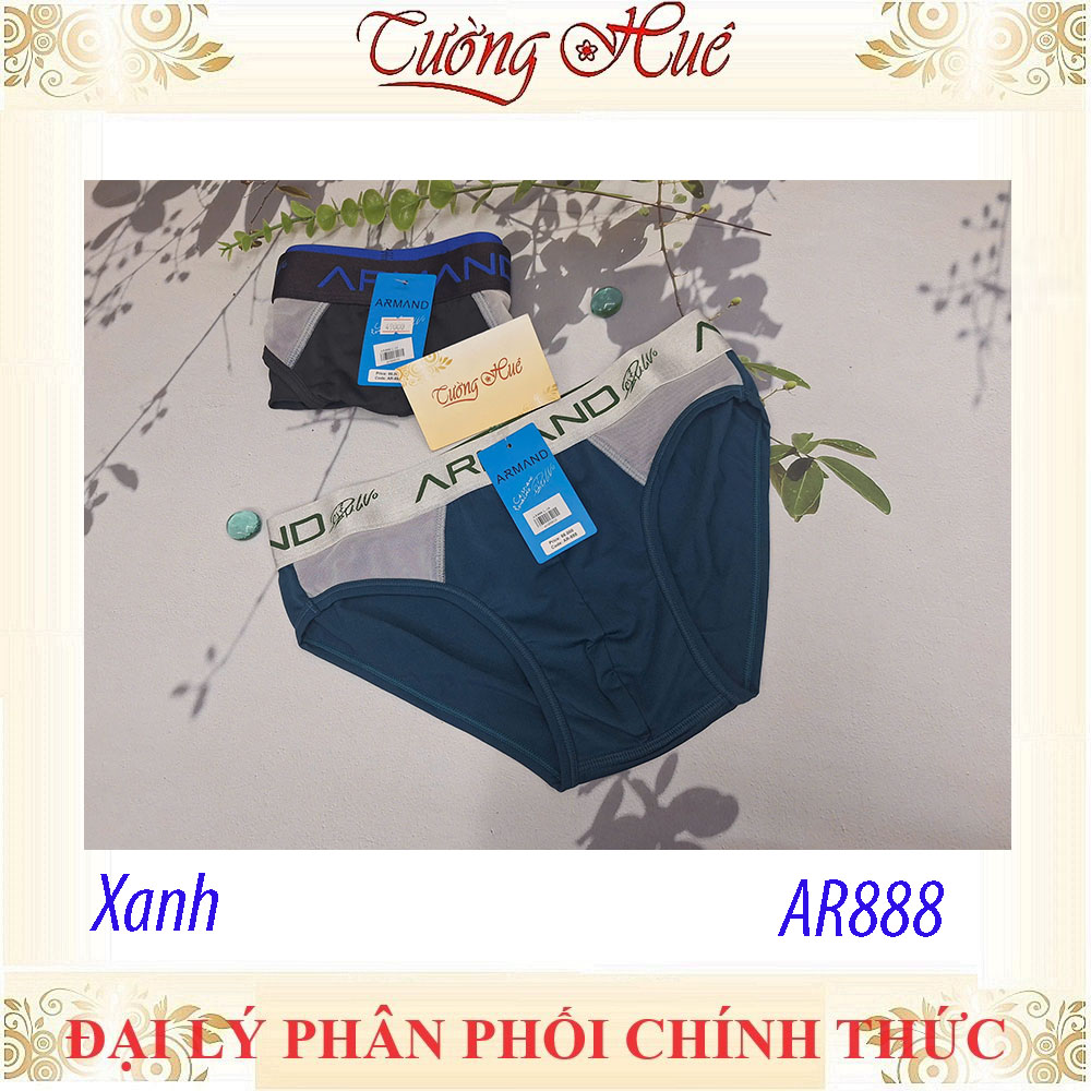 Quần lót nam Armand AR888 thun lạnh lưng bảng to, phối lưới.