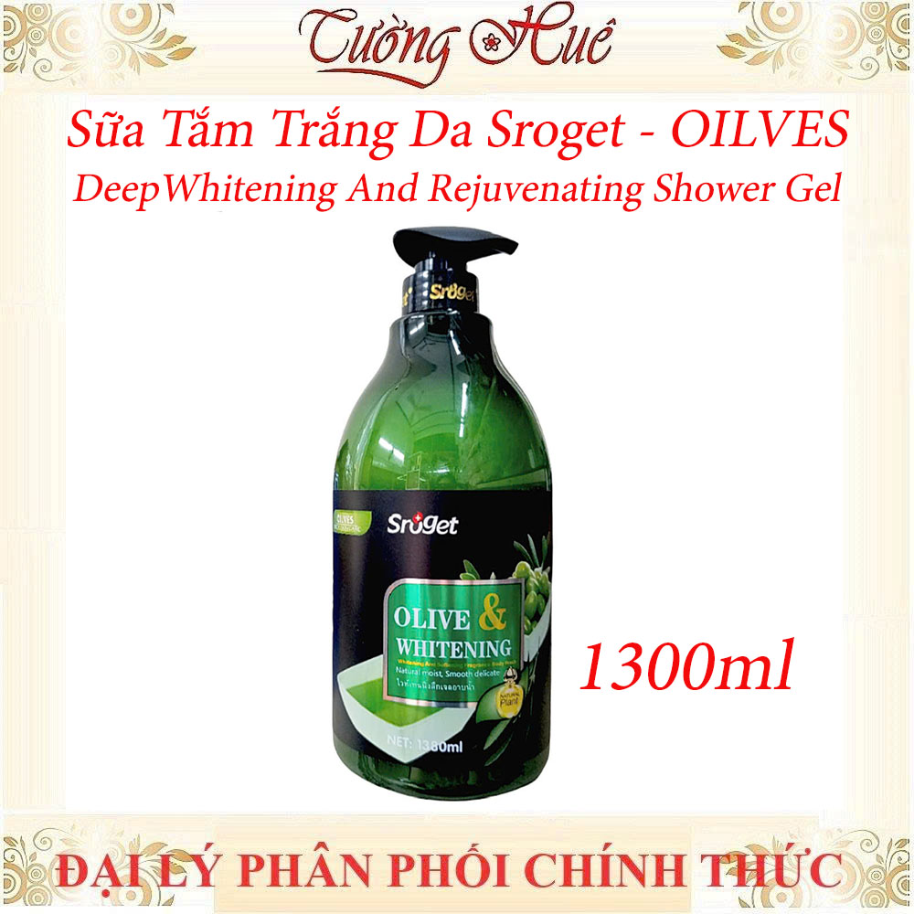 Sữa Tắm Trắng Da Sroget Nhiều Mùi - 1300ml