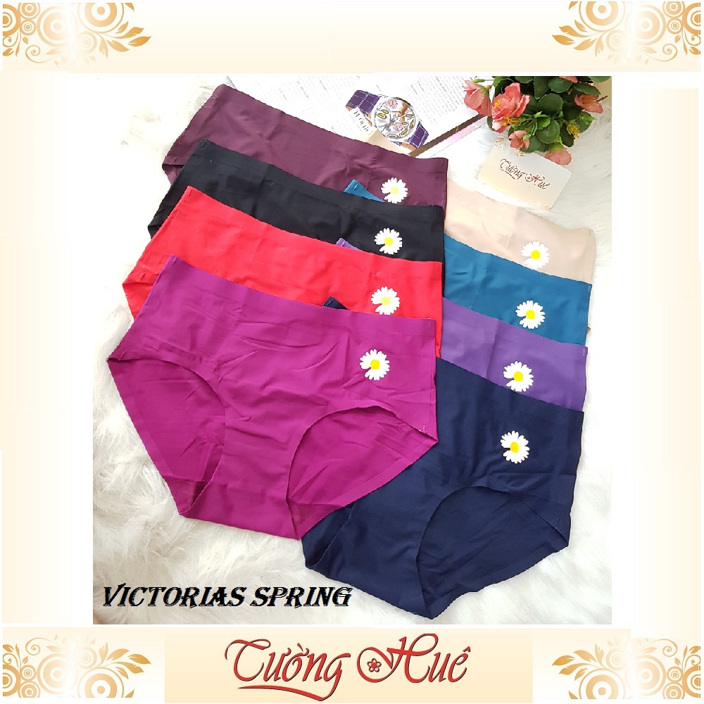 Quần lót nữ Victorias Spring su đúc hoa cúc MÀU NGẪU NHIÊN.