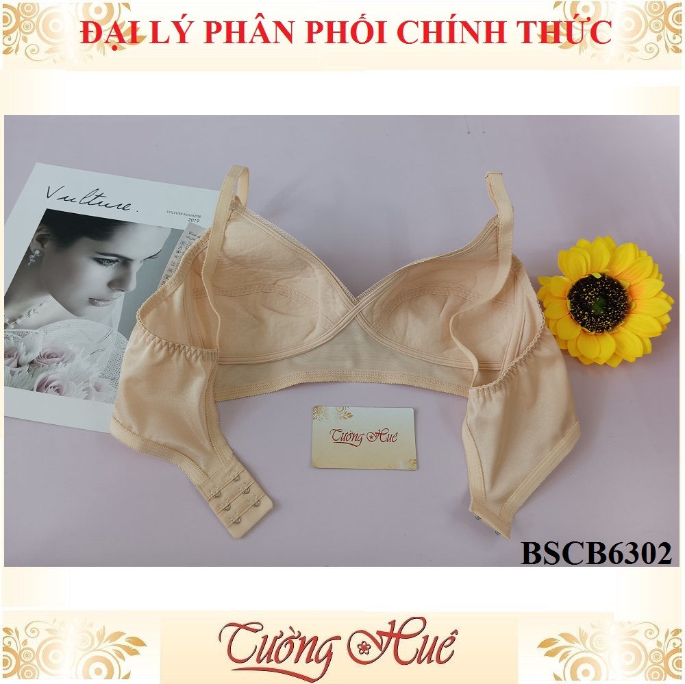 Áo lót nữ Bon Bon BSCB 6302 áo ngực mút mỏng, không gọng lưng bảng to.