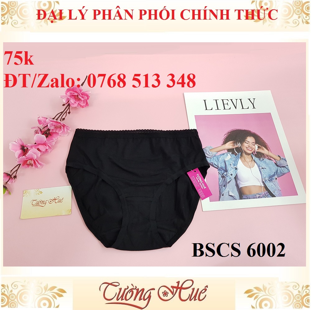 Quần lót nữ Bon Bon BSCS 6002 cotton trơn lưng cao.
