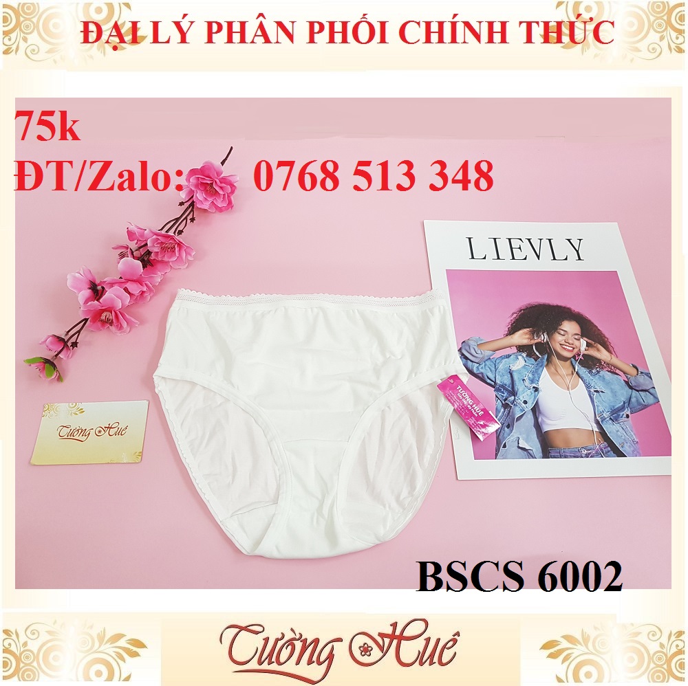 Quần lót nữ Bon Bon BSCS 6002 cotton trơn lưng cao.