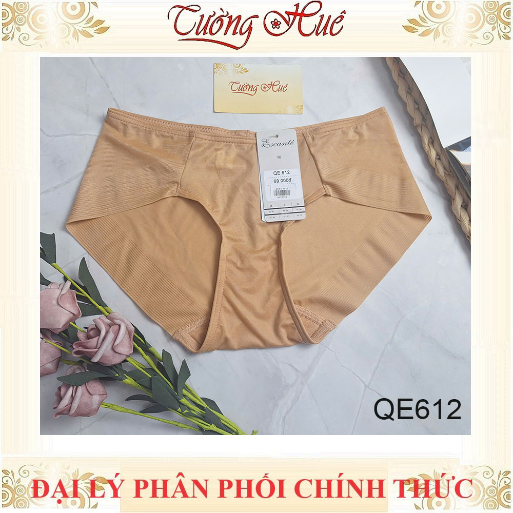 Quần Lót Nữ Thun Lạnh Escanté QE 612 Cạp Vừa Viền Mông Không Đường May Đáy Nhỏ Thoáng Mát